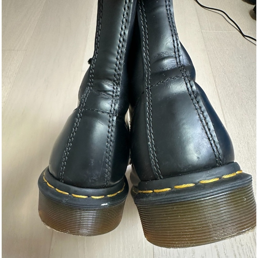 Doc Martens Combat Boots Leather 1460 Lug Sole Workwear Alt Lace Up US 9 EU 41 - Picture 8 of 11